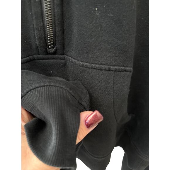 Lululemon Scuba Oversized Half-Zip Hoodie Black Size Medium/Large - Picture 10 of 12